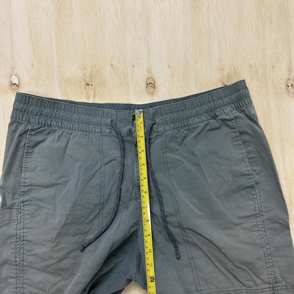 Columbia Swim Shorts Mens Large Green Elastic Waist Drawstring Trunks Pockets - Picture 10 of 11